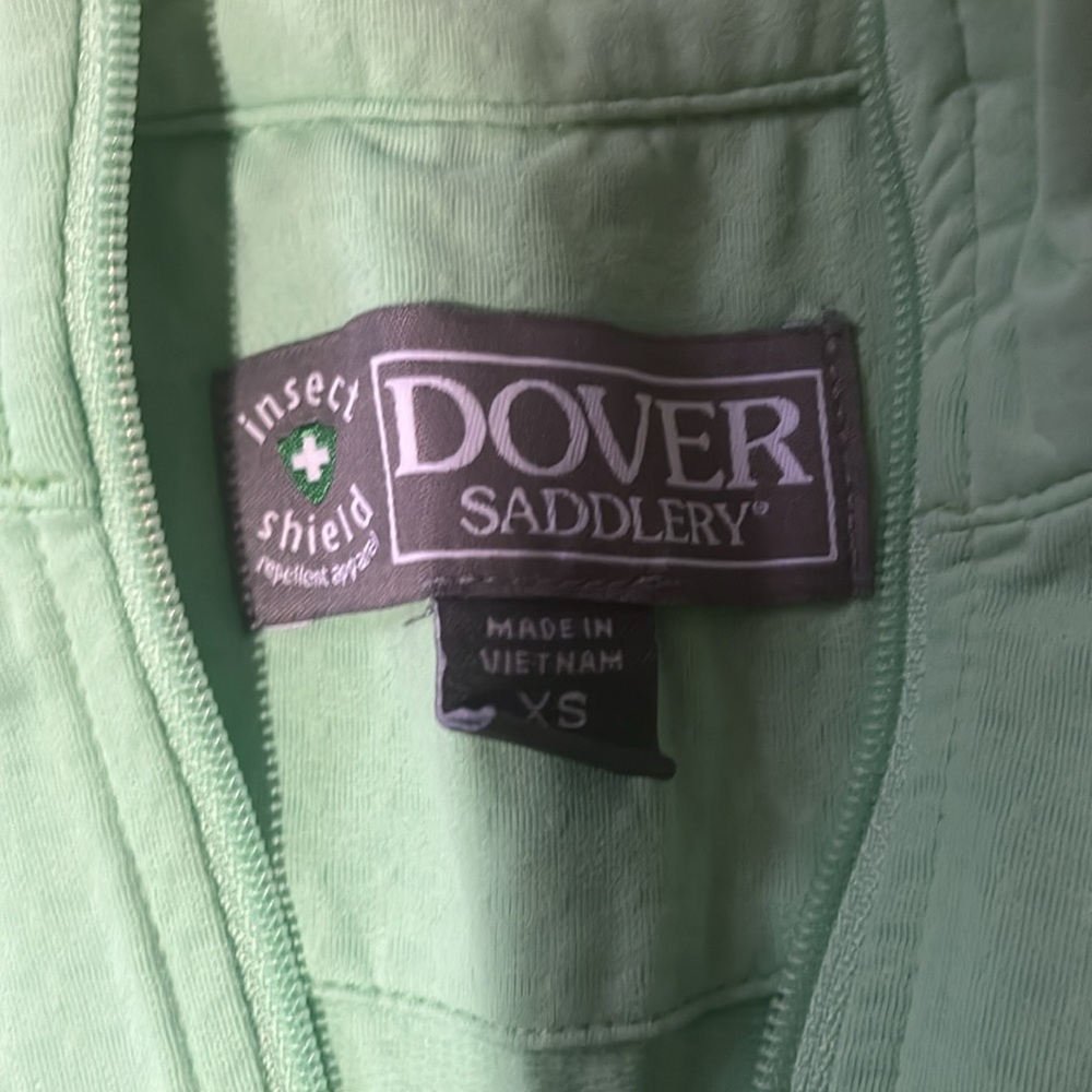 Shamrock Green Dover Saddlery Insect Shield Cool Blast Shirt - Picture 2 of 3